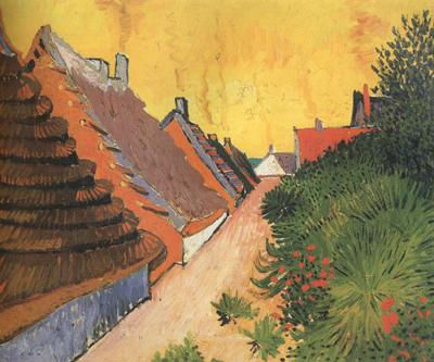Vincent Van Gogh Street in Saintes-Maries (nn04) oil painting picture